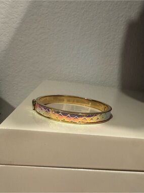 Juicy Couture Bangle Bracelet with Iridescent Pink coloring